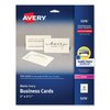 Avery Dennison Business Cards, Laser, 2x3.5, PK250 5376